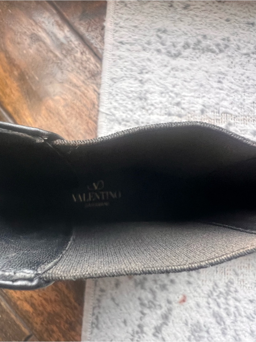 Valentino Garavani Black Leather women’s rockstud Chelsea Boots size 40 Ono nero - Picture 6 of 12